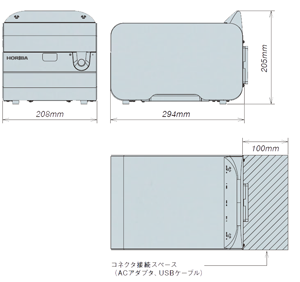 MESA-50　外形寸法図